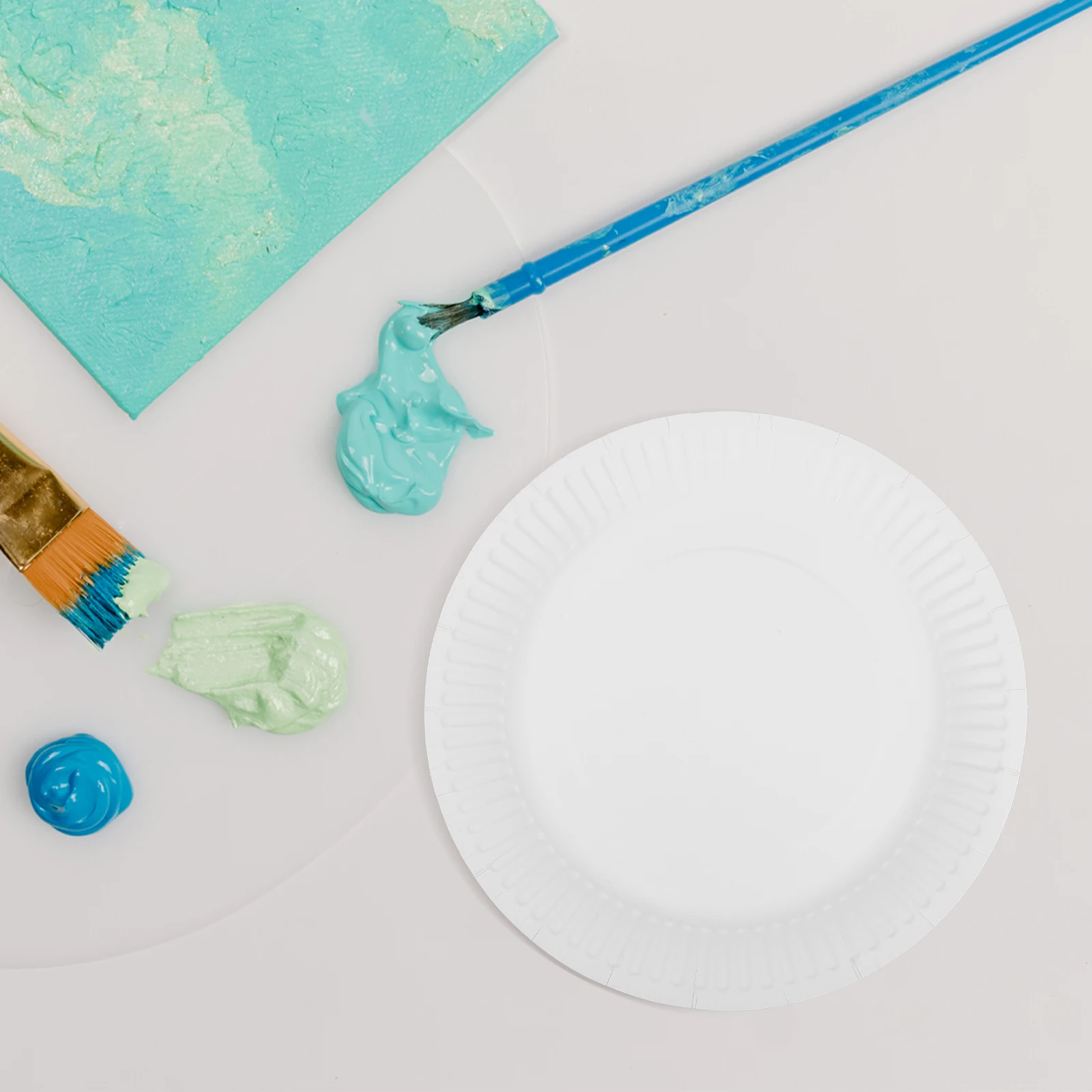 10 stuks aanpasbare papieren borden wasbare overschilderbare ambachtelijke borden voor kunstonderwijs doe-het-zelf-projecten familieplezieractiviteiten