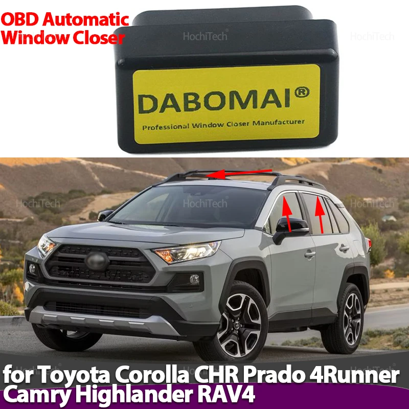 

Для Toyota Corolla, Highlander, RAV4, CHR, Prado, 4Runner, Camry: Модуль системы автоматического закрытия/открытия окон автомобиля, аксессуары