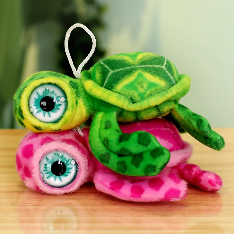 Colourful Realistic Tortoise Dolls Soft Cute Sea Turtle Toys Cute Animal Stuffed Pillow Kawaii Plush Halloween Room Decoration