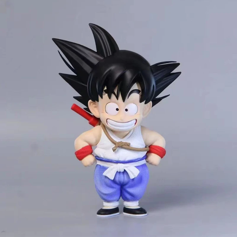 Dragon Ball Son Goku Anime Figuras Krillin Fuguire Infância Modelos Bonitos Estátua de Pvc Enfeites de Mesa Coleção Brinquedos Presente de Aniversário