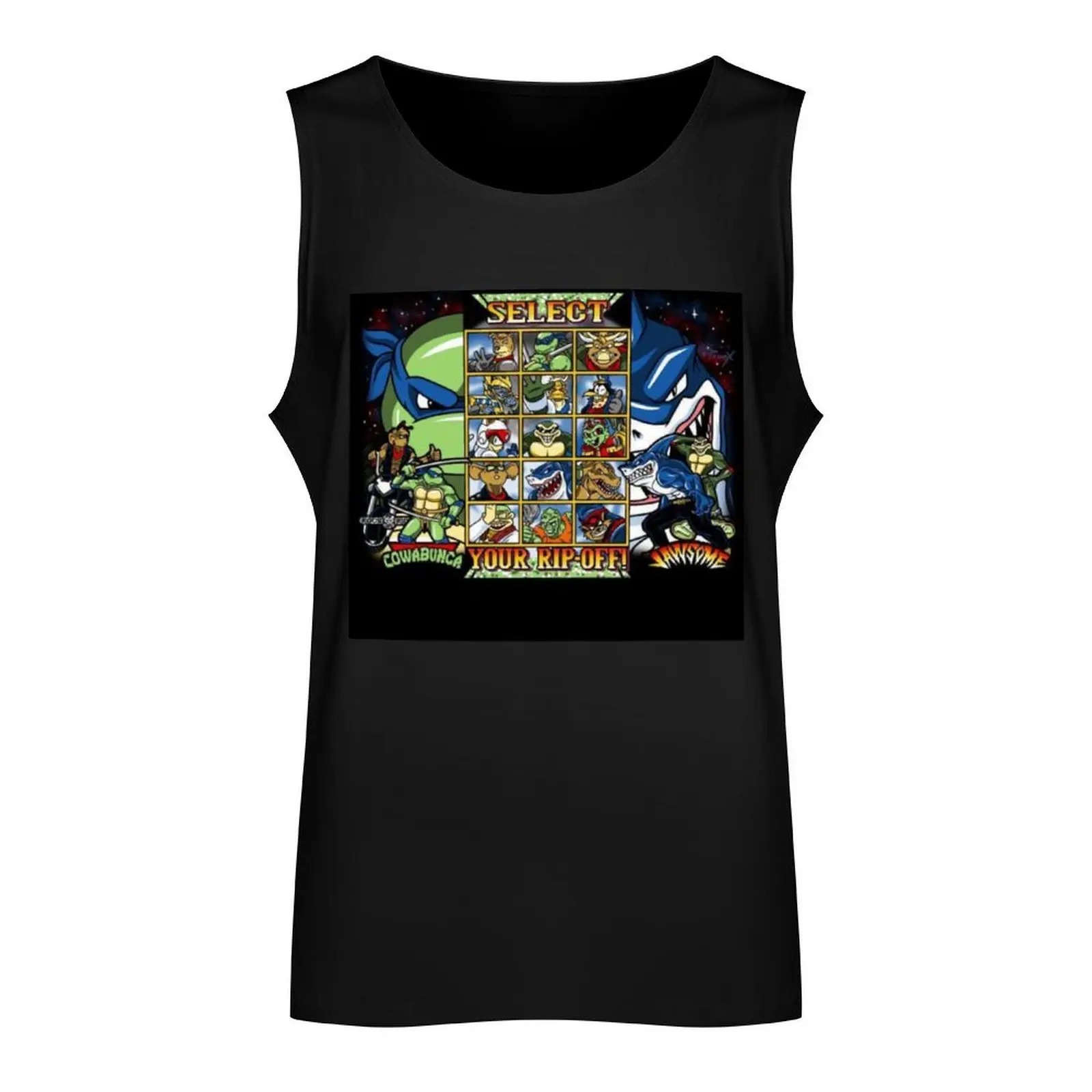 Character Select Tank Top bodybuilding men clothes Vest for boy anime