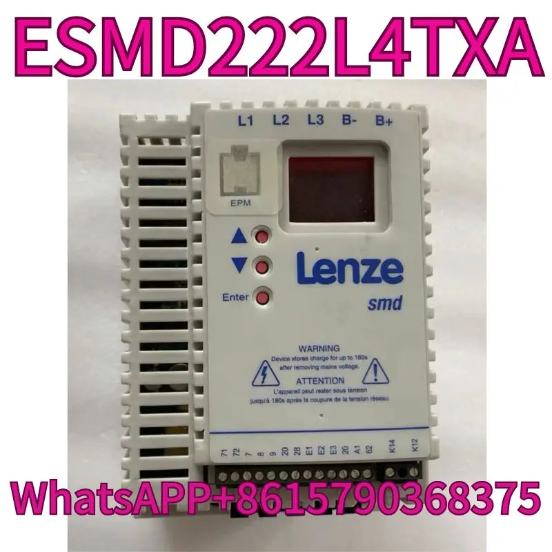 

Used frequency converter 2.2KW 380V ESMD222L4TXA tested OK and shipped quickly