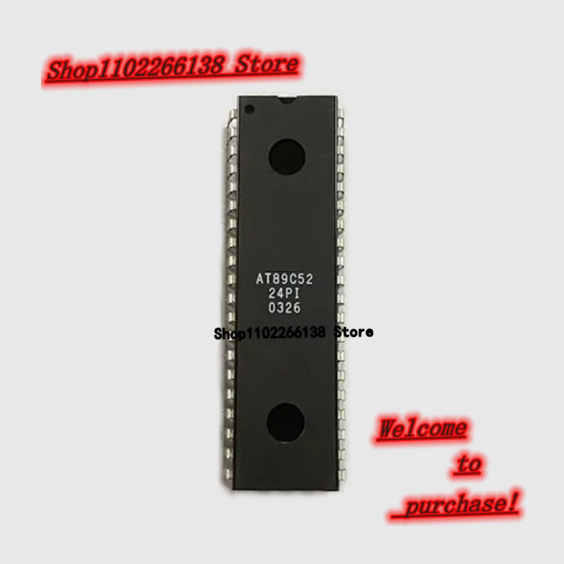 AT89C52-24PI AT89C52 AT89C52-24PC AT89C52-24PU 89C52 MCU 8BIT 8KB FLASH DIP-40