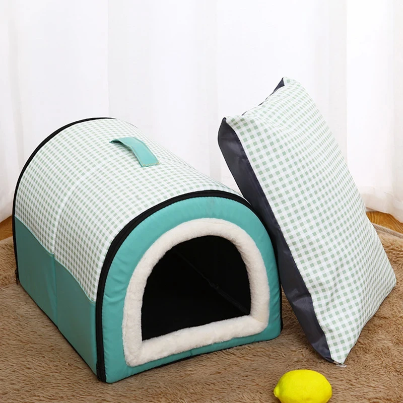 Soft Cozy Sleeping Bed for Small and Medium Dogs and Cats, Foldable and Removable Nest, Portable Kennel, Pet Supplies