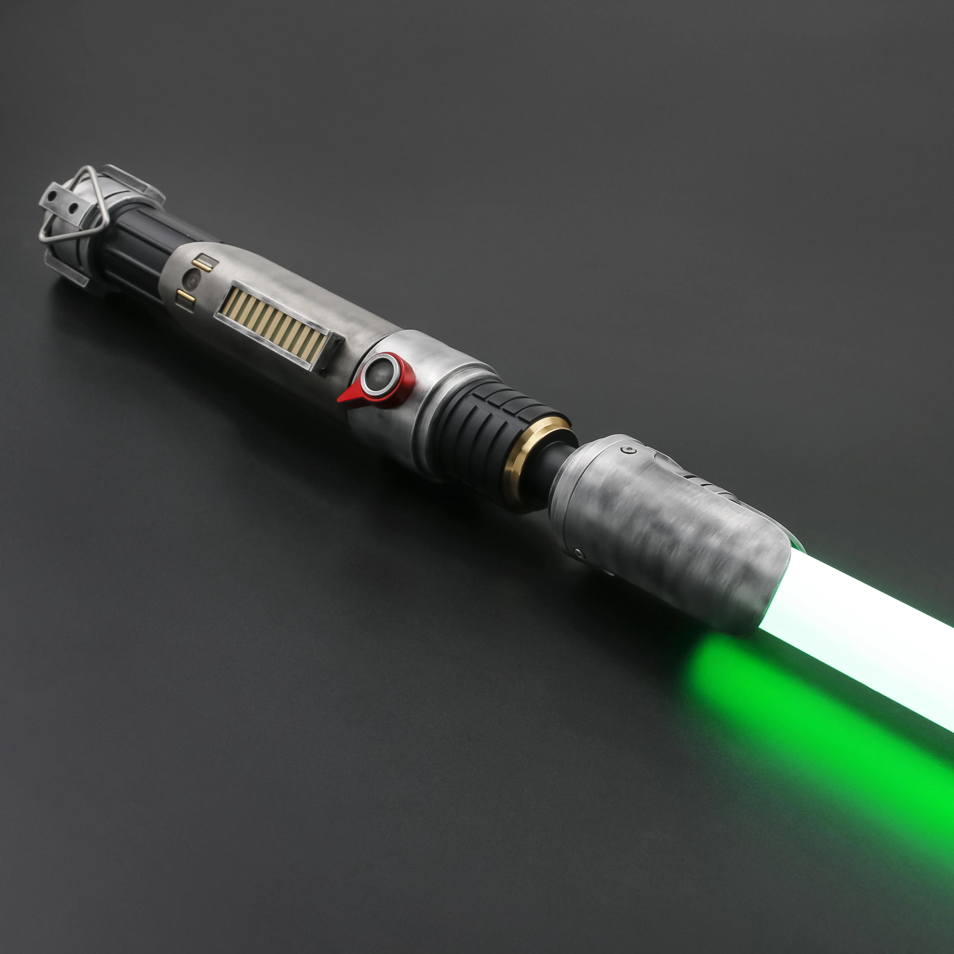 TXQSABER Replica Lightsaber Ezra EP2-Weathered Heavy Dueling Light Sword Metal Hilt Smooth Swing FOC Lasersword Toys for Adult