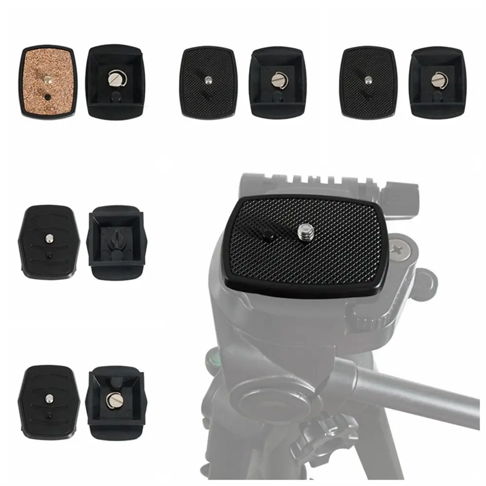 Płytka szybkiego uwalniania Dslr Płytka kamery Adapter płyty głowicy statywu ze śrubą 1/4 do statywu kamery Yunteng Velbon 690/590/600