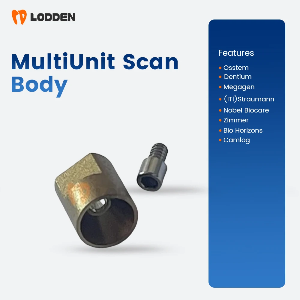 

Lodden Dental MultiUnit Scan Body Screw Accessoire for Osstem/Dentium/Megagen/NeoBiotech/Straumann/Nobel Biocare/MIS Bridge