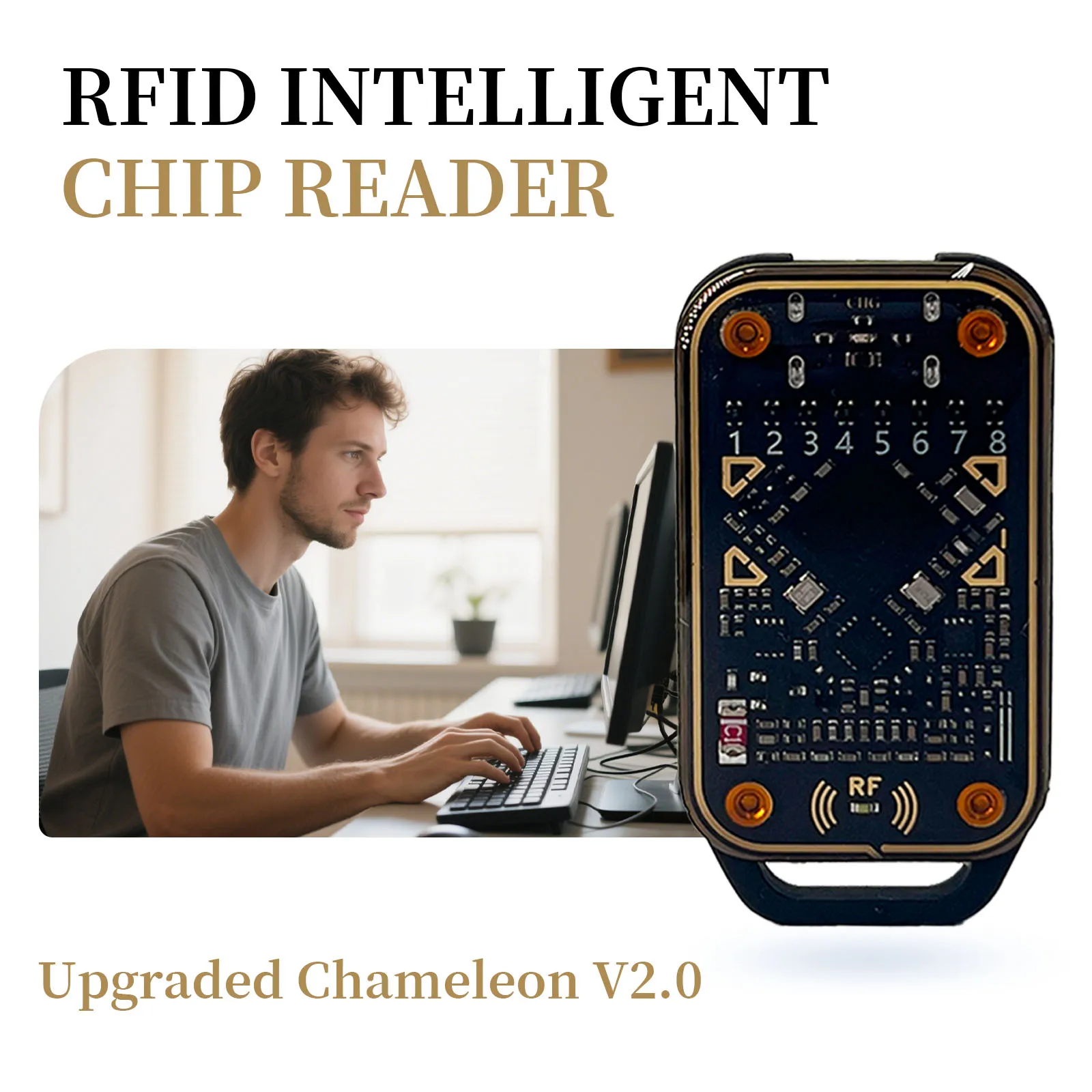 New Chameleon Ultra Contactless Smart Card Emulator Compliant with NFC Reading Writer Smart Chip Reader ID IC Tag Emulator