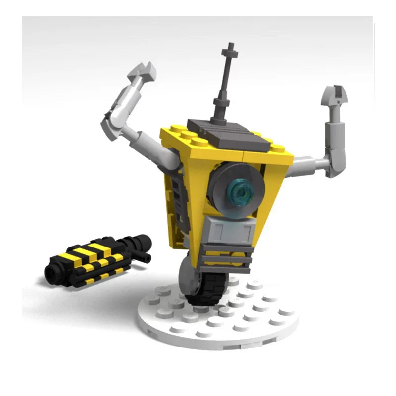 주의를 끄는 로봇 빌딩 블록 MOC-30832 미니 미니어처 농담 로봇 장식 조립 모델 퍼즐 장난감 생일 선물