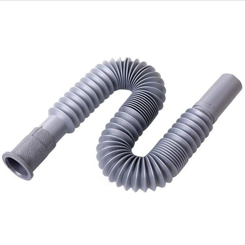 Wash Basin Pipe Plumbing Kitchen Sewer Pipe Flexible Bathroom Sink Drains Downcomer Hose Waste Pipe Overflow Pipe Home Kitchen