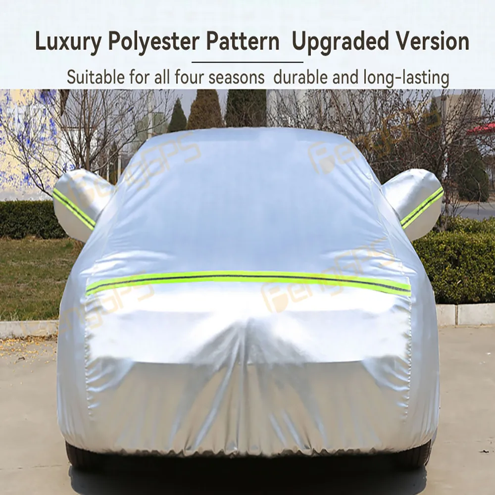 

Full Car Cover Rain Waterproof Protection For Tesla Model 3 Exterior Car Protector Covers Anti UV Outdoor Sun Reflective