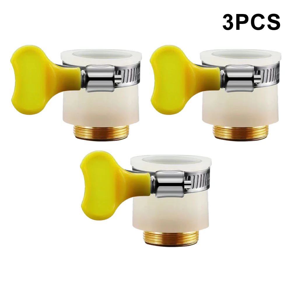 22mm Universal Hose Adapter Metal Faucet Connector Kitchen Hose Adapter Silicone Multi-purpose Connector Pipe Fittings Tools