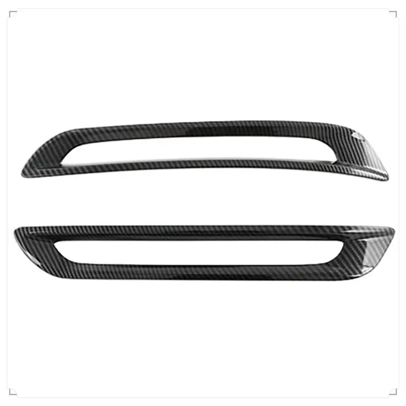 

For Honda Civic 11Th Generation 2021-2022 Car Carbon Fiber Rear Fog Light Lamp Cover Trim Foglight Bezel Frame
