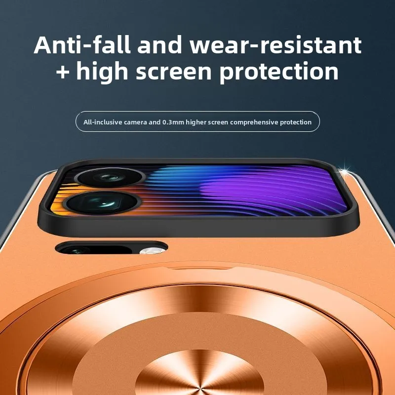 Чехол для Xiaomi 17 Pro Max новая подставка с кольцом матовый алюминиевый металлический объектив полное покрытие противоударный чехол Фото №3