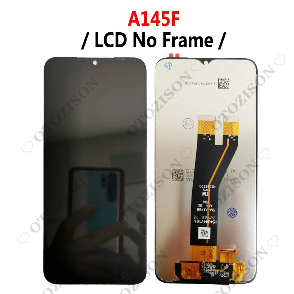 LCD With Frame For Samsung Galaxy A14 A145F A145P A145R Display A14 5G A146 A146B A146P A146U Screen Touch Digitizer Assembly