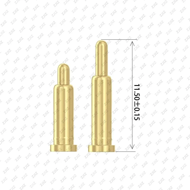 POGOPIN Spring Thimble H11.5mm Patch Copper Gold Plated Charging Probe High Current Thimble Connector Wholesale
