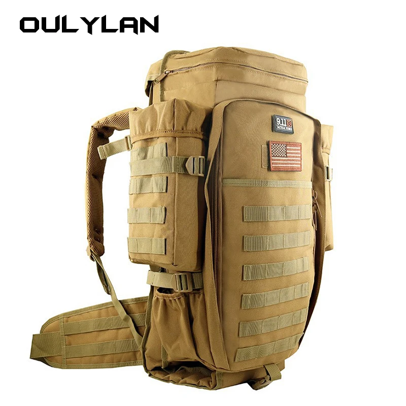 

Oulylan Outdoor Sports Tactical Backpack Combination Rucksack Men Fans Multifunction Hunting Bag Mountaineering Camping Bag