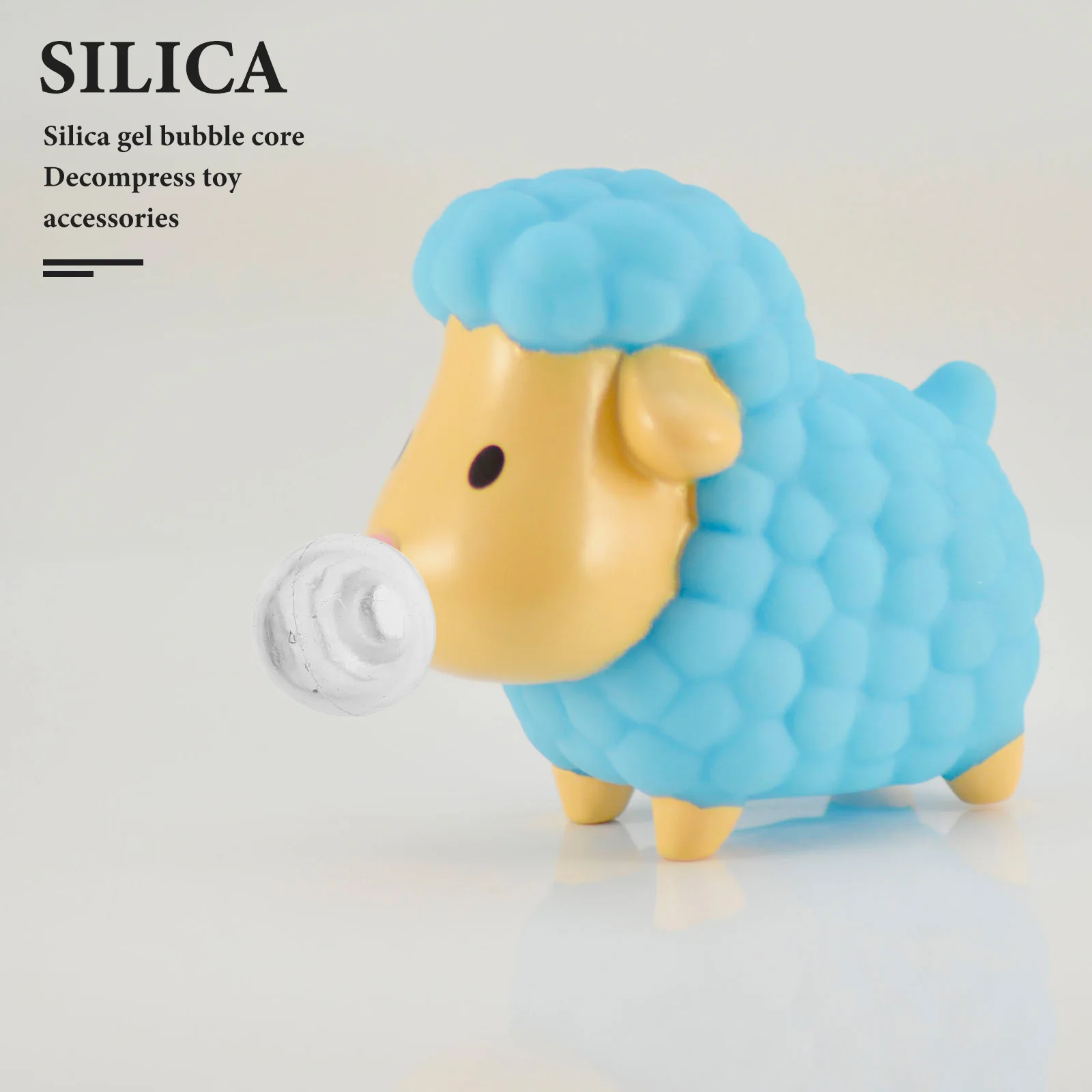 

10Pcs Bubble Silicone Core Flexible Tpr Insert Squeeze Resistant Inner Ball for Craft Decompression Supplies Toys