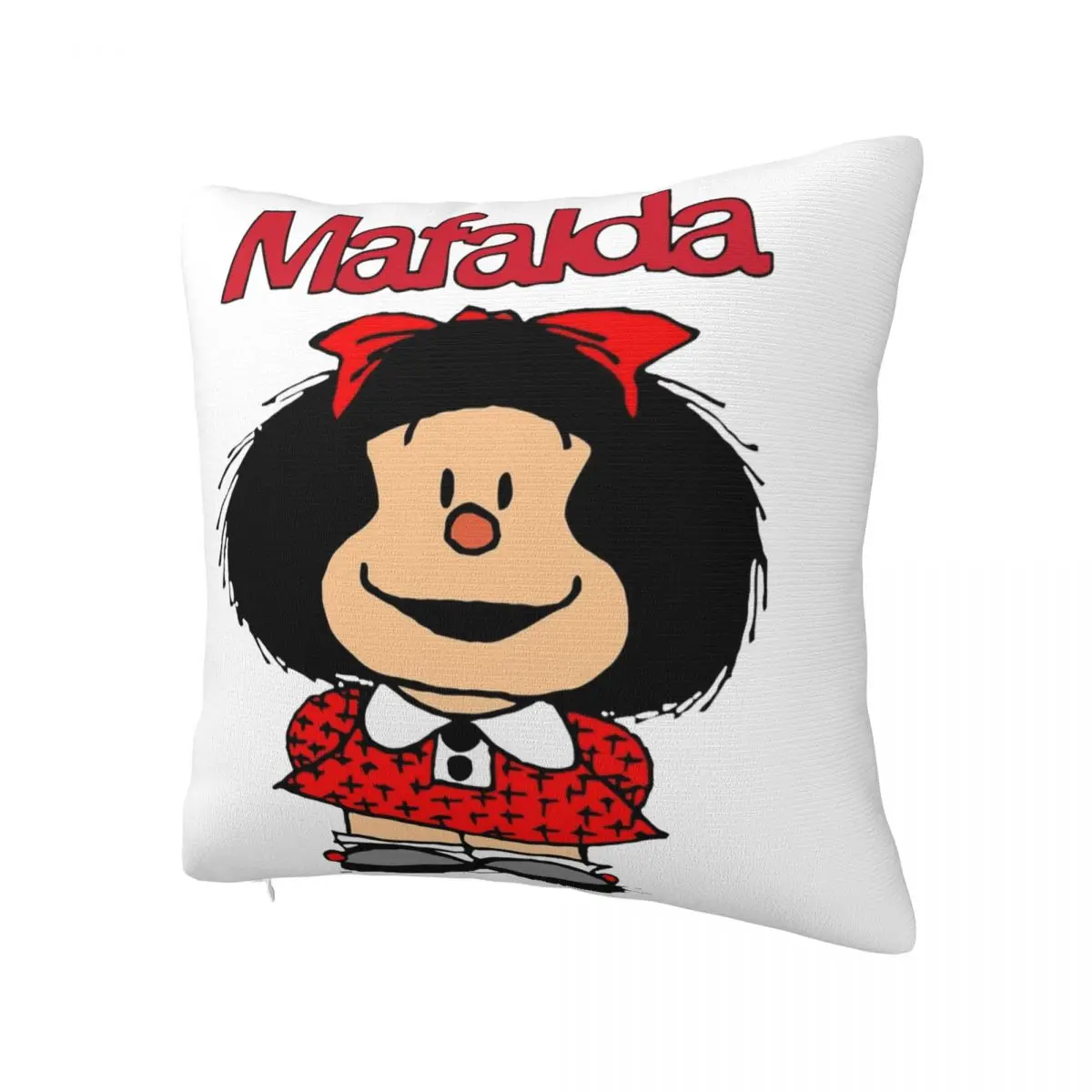 Mafalda Pillowcase Printing Fabric Cushion Cover Decorations Pillow Case Cover Seater Square 40X40cm