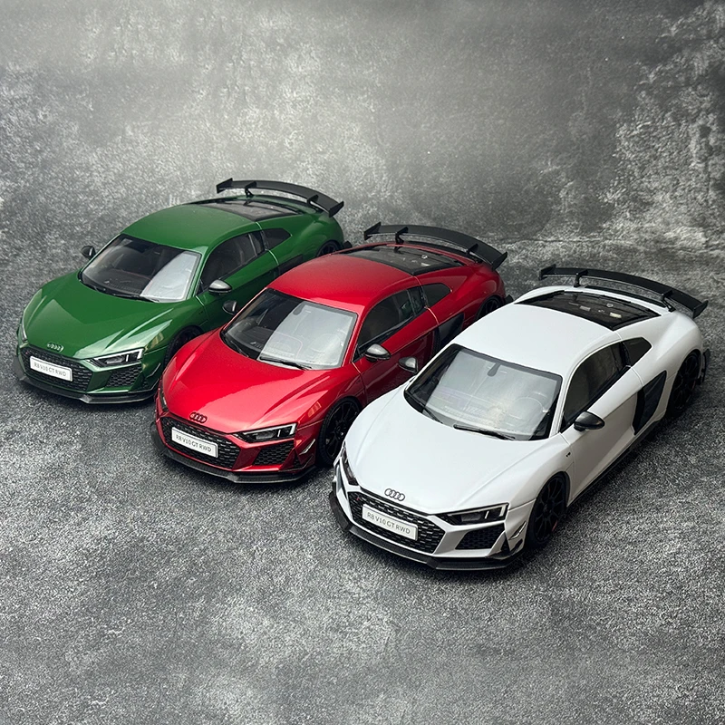 KengFai 1:18 2021 R8 convertible Audi performance car alloy simulation car model Car model company display to send friends