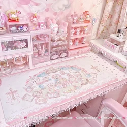 Large Cartoon Mouse Pad Waterproof Gaming Computer Table Mat Kawaii Mouse Mat Desk Costers Office Stationery Desk Organizer