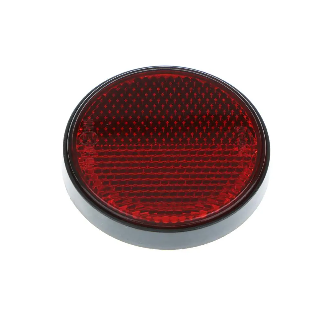 Car Cycle Round Reflector Light Reflective Strips Stick On Self Adhesive 3 Colors Red/Yellow/White Reflector Light Round Strips