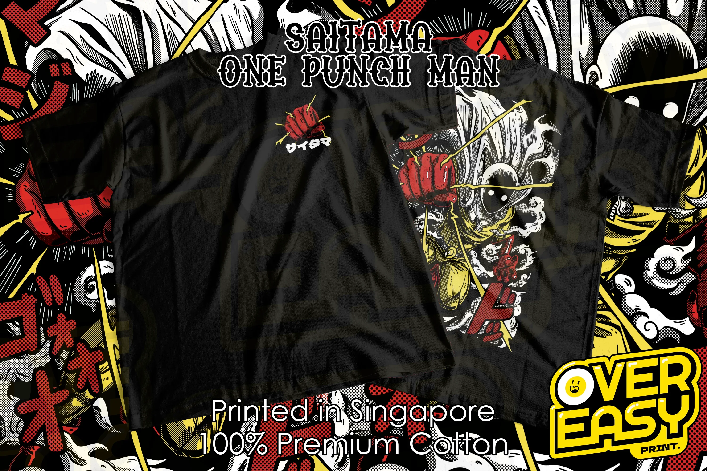 Saitama One Punch Man Fanart T-Shirt