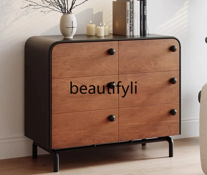 

Solid wood chest, antique dining side cabinet, storage locker
