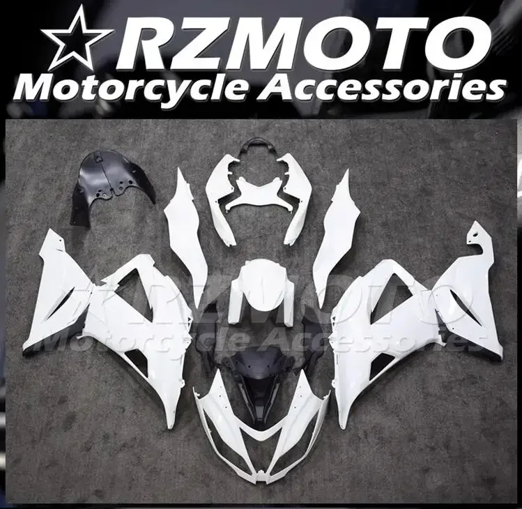 Injection New ABS Fairings Kit Fit For KAWASAKI ZX-6R 13 14 15 16 17 ZX6R 636 2013 2014 2015 2016 2017 2018 Bodywork Set White