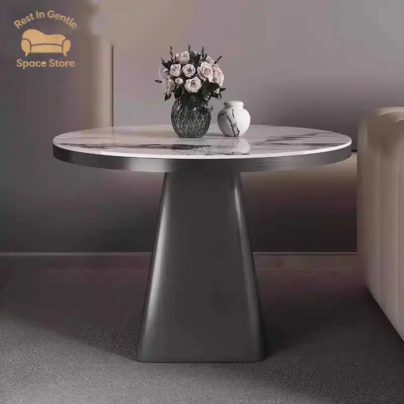 Light luxury rock slab edge few modern simple high-end bedside sofa corner few balcony bedroom tea table balcony square table