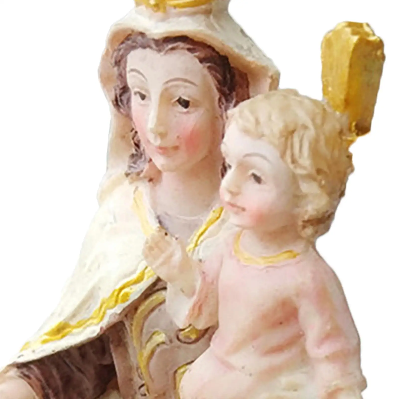 Sacred Nativity Figurine Statue Scene Religiousian Spiritualmas Worship Supplies Mary/ Home Tabletop Decor