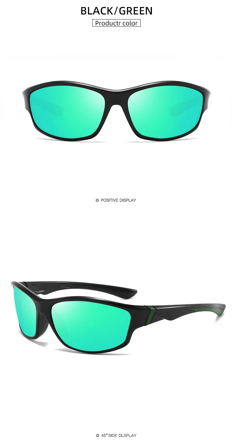 Okum Fashion Polarisierte Brille UV400, Anti-UV, Blendschutz, Starklichtfilter, geeignet für Radfahren, Autofahren, Angeln, etc. – Detail 9