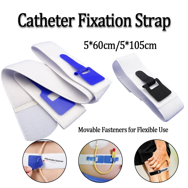 Gastrostomy Tube Securing Belt Movable Fastener Abdominal Bile Drainage Securing Protective Belt