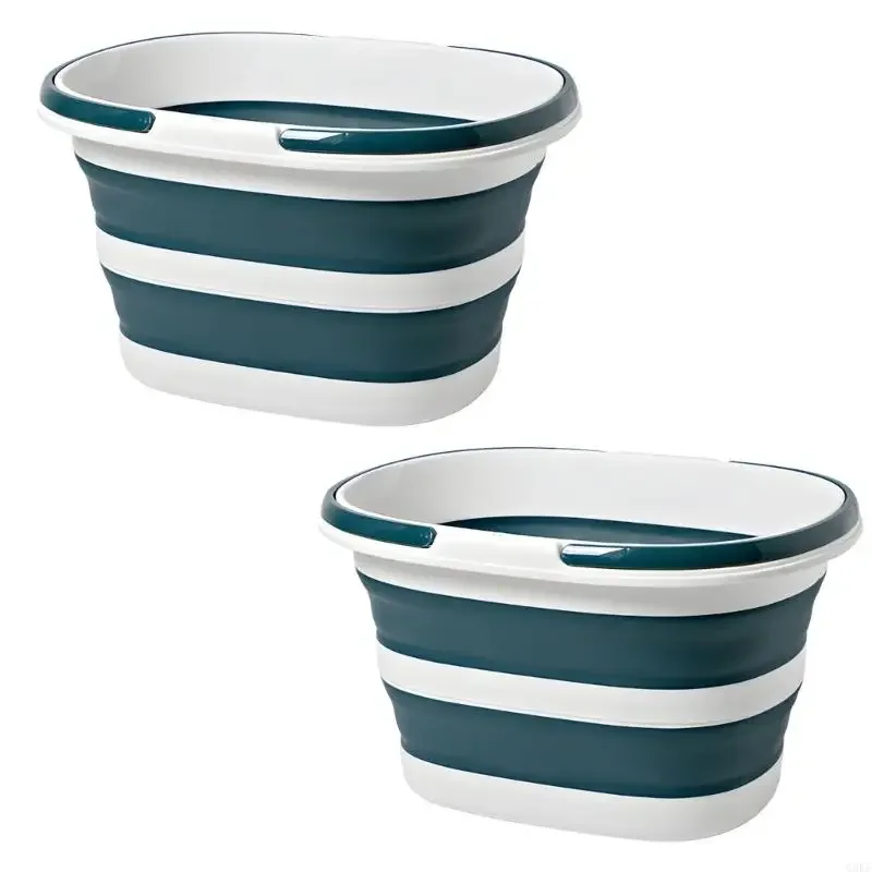 

2 упаковки гибких контейнеров большой емкости 16 л, предназначенных для пикников, посещений пляжа и организации домашнего