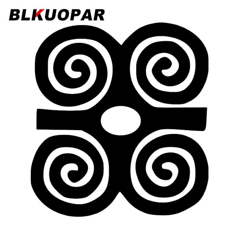 BLKUOPAR African Symbols Car Sticker Personality Sunscreen Waterproof Decal Motorcycle Trunk Helmet Window Car Door Protector