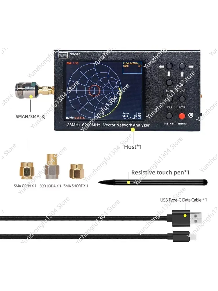 Vector Network Analyzer Signal Testing Bluetooth WIFI 6G GPS Antenna Reflection Tester