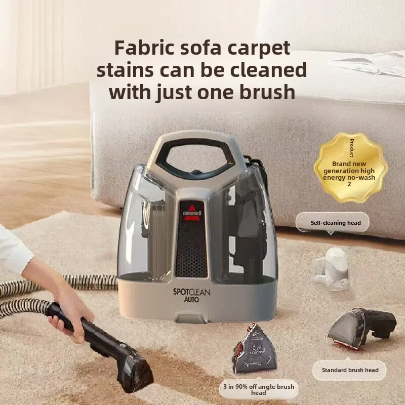 BISSELL 소형 원단 소파 클리너, 다기능, 강력한 카펫 청소 기계, 60 ° 온수 청소, 4720Z