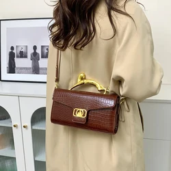 New  Leather Letters Shoulder Messenger Bag Women's Tote Bag  Large Capacity Handbags Fashion Color Matching Big Shopper Bag