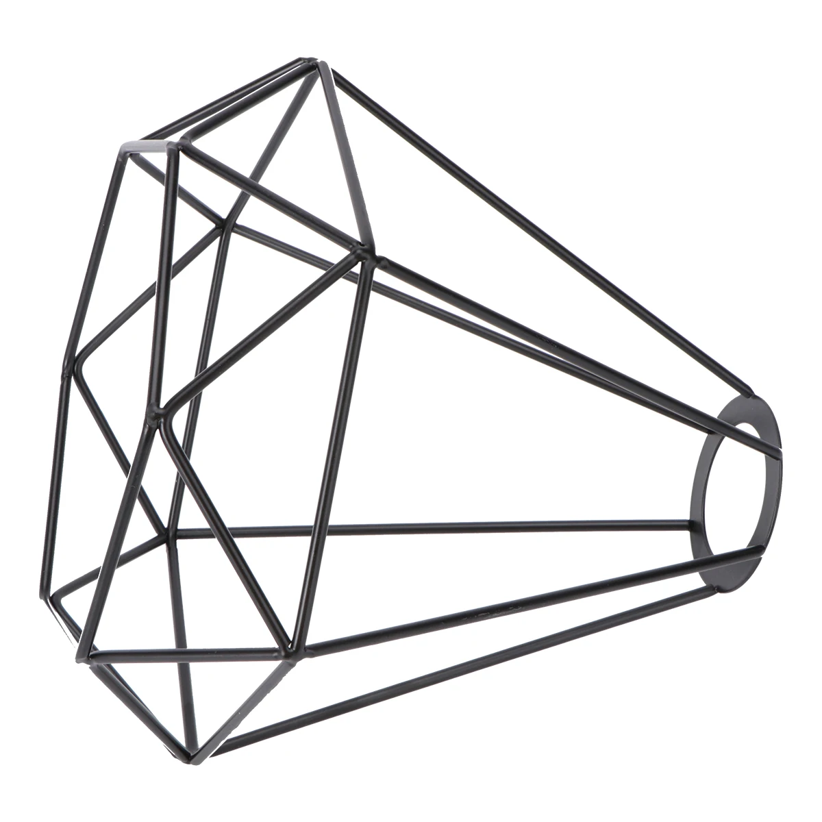 

Rustic Iron Lampshade Deformed Deformed Lamp Shade Ch Light Cage Guard Vintage Decoration Small Night Light