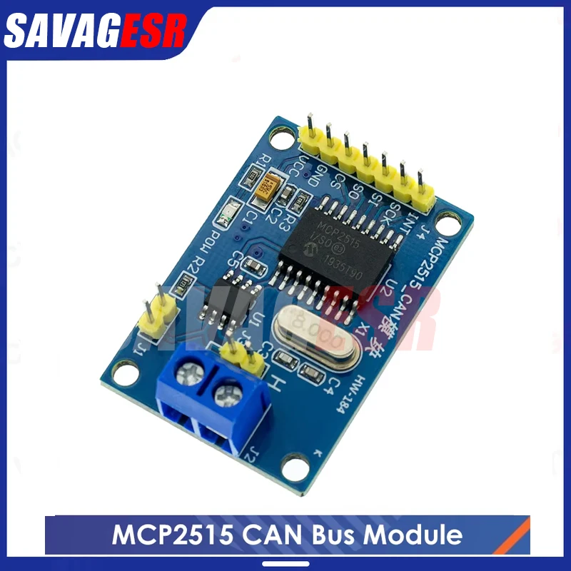 MCP2515 CAN Bus Module Board TJA1050 Receiver SPI For 51 MCU ARM Controller NEW