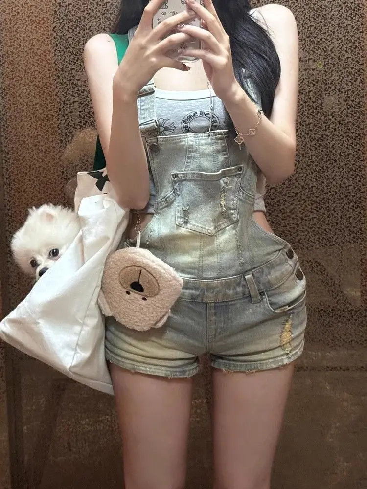 여성용 바디수트, 속이 비치는 디테일, 가볍고 화려한 슬림 트렌디 베이스 서스펜더, 탈부착 가능한 컷아웃, 타이트한 롱/숏, 귀여운 디자인