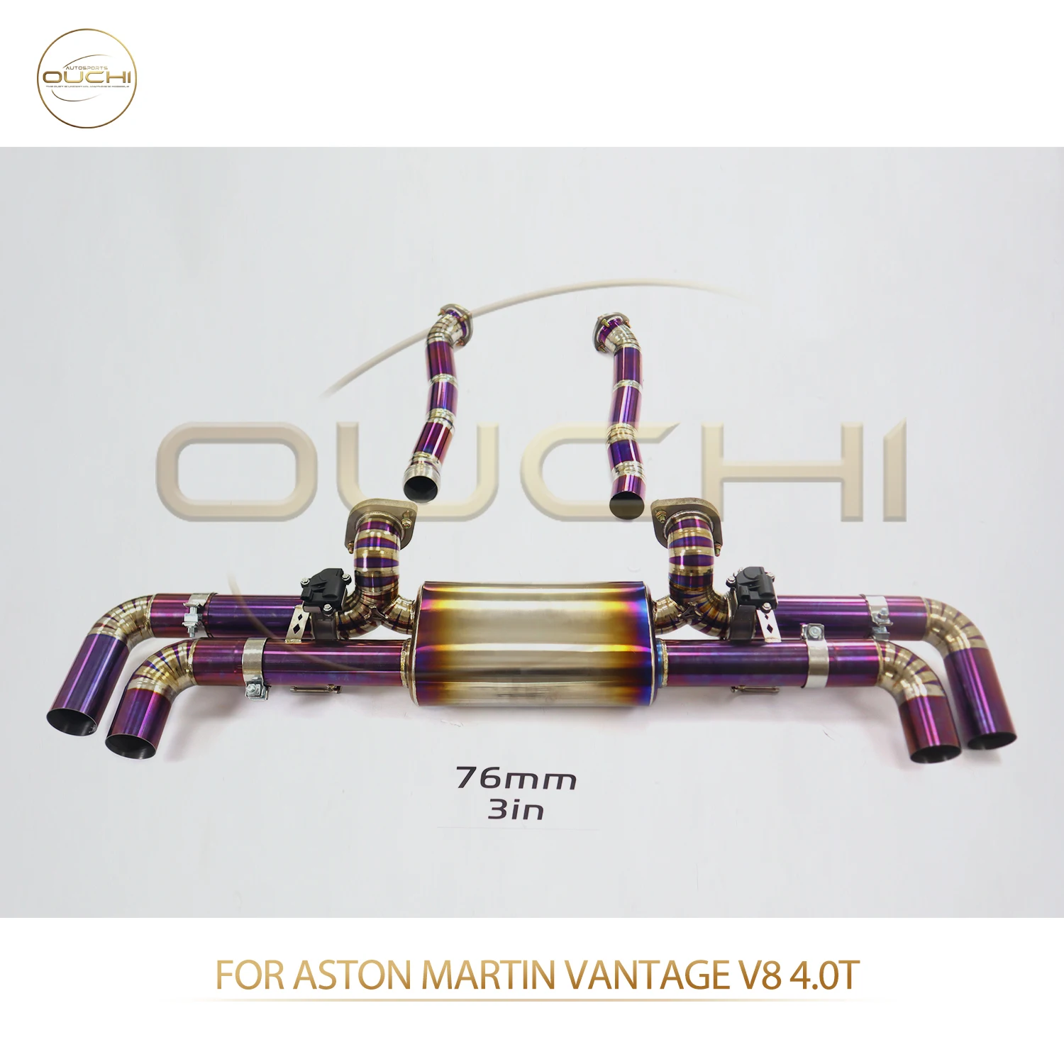 

OUCHI Factory Direct Sales Catback for Aston Martin Vantage V8 4.0T TC4 Exhaust Electronic Valve Lightweight Design