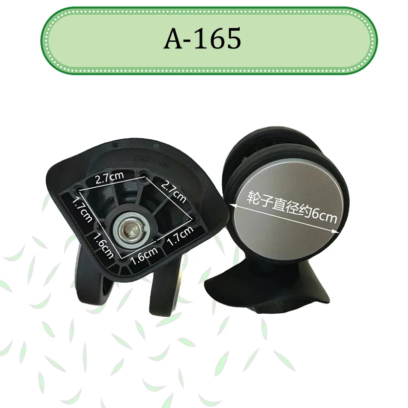 For Hongsheng A165 Luggage Wheel Accessories Easy Installation Easy Maintenance 360°Smooth Universal Wheel Accessories Luggage