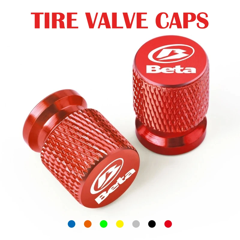 Tapa de Válvula de Neumático de Aluminio para Motocicleta Beta Evo 250 300 80 Junior Senior RR 125 200 350 390 430 450 480 2T SM 4T LC 50 Enduro