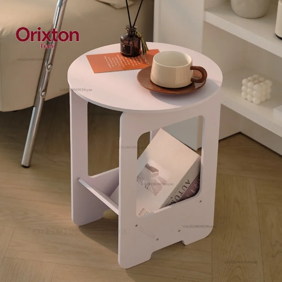 14 Inch Sofa, Side Table Bedroom Bedside Table Multifunctional Splicing Balcony Coffee Round Table Living