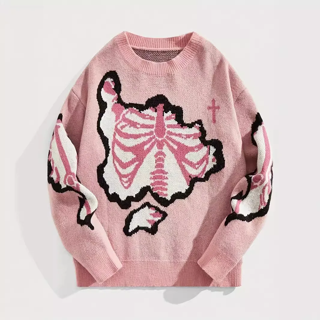 Women's Y2K Sle Off-oulder Knitted Sweater Casual Versatile Autumn Loose Fit Thiened Acrylic Blend Knittedwear