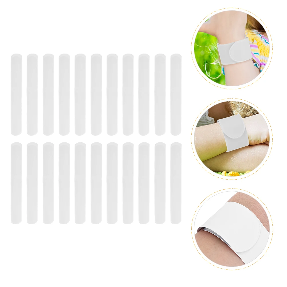 

50 Pcs Slap Bracelets Blank s White Kids DIY Bracelets Pure Gifts Party Favors School Birthday Game Prizes Durability