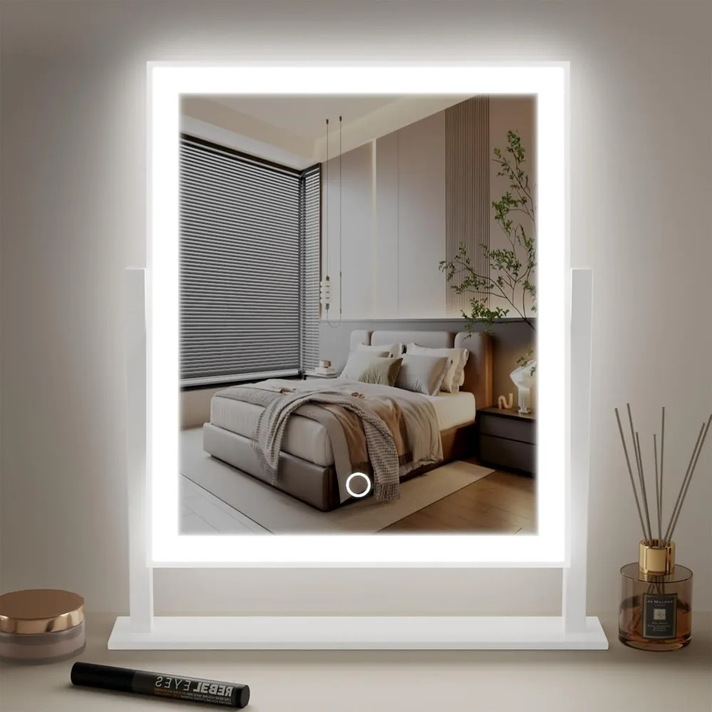 مرآة مكياج مضاءة بإضاءة LED، مرآة مكياج هوليوود مع أضواء #2