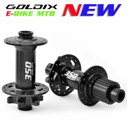 GOLDIX GDX350 32H Light Bicycle Hub Sealed Bearing 6-bolt Disc Brake J-Bend 32 Holes Ratchet 26T BOOST MTB Hub for Shimano SRAM