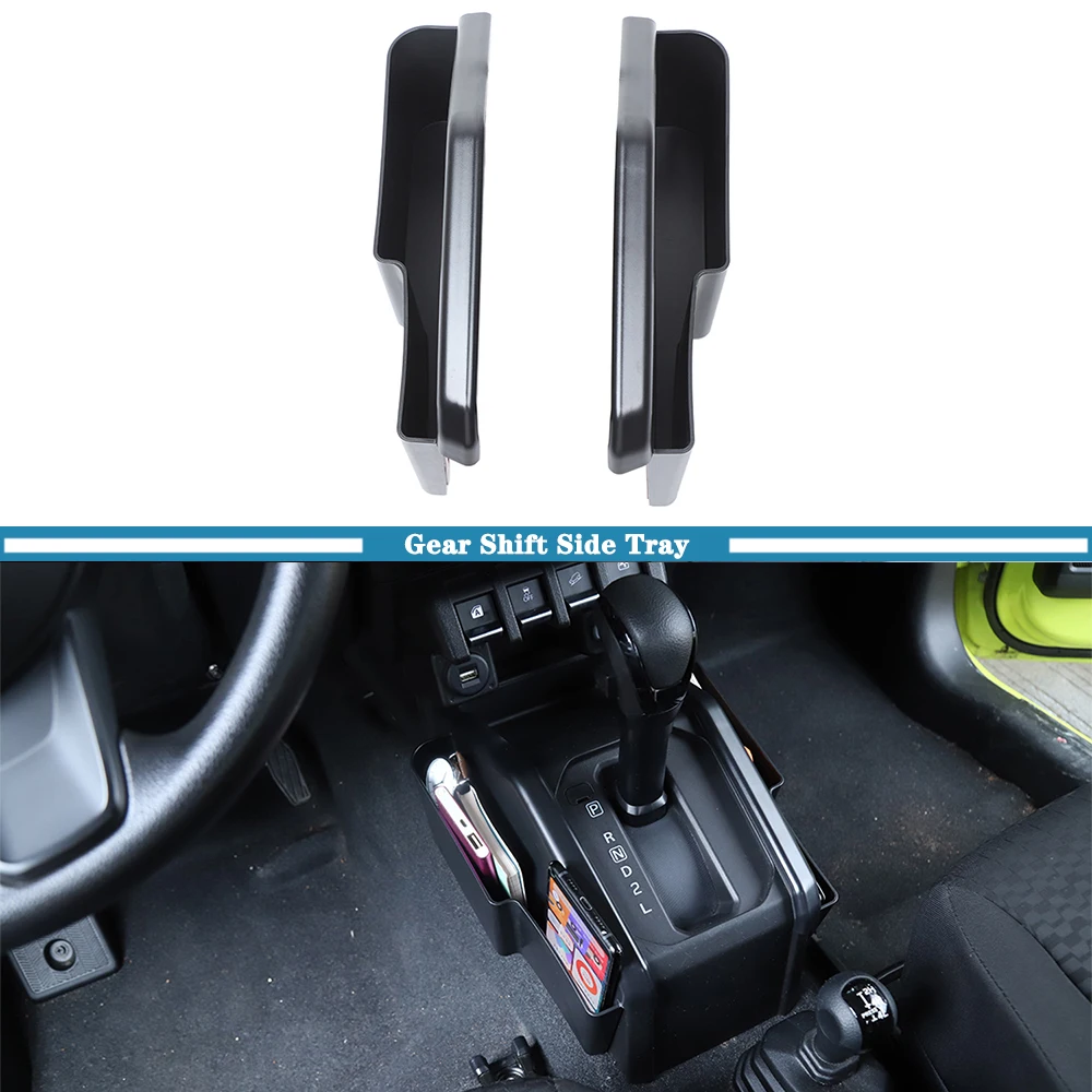 سيارة والعتاد التحول كلا الجانبين صينية صندوق تخزين المنظم مقصورة لسوزوكي جيمي 2019 2020 2021 2022 2023 الملحقات الداخلية #1